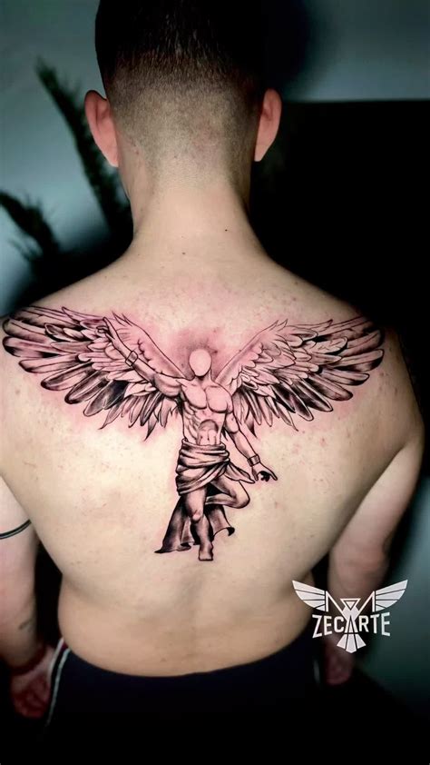 Tatuagens De Asas De Anjo Nas Costas
