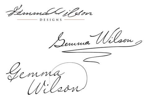 Design a script or elegant style logo by Gemmawilson | Fiverr