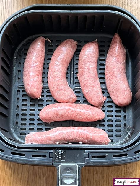 how long to cook fully cooked sausage in air fryer