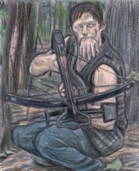 Merle Dixon's hand in Daryl's mouth by gagambo on DeviantArt