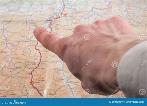 Show on map stock image. Image of detail, fold, sightseeing - 65912989