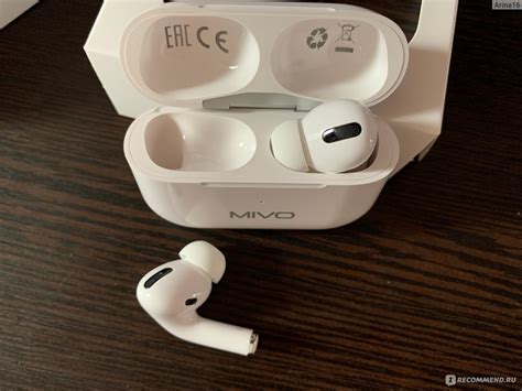 Беспроводные наушники MIVO MT-10 Bluetooth 5.0 с сенсорным управлением ...
