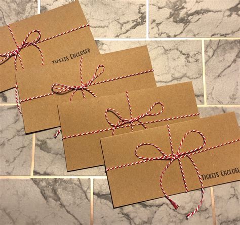 GIFT VOUCHERS Surprise / Money / Weekend Away / Invitation / | Etsy UK