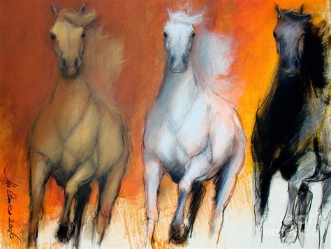 3 Horses Painting at PaintingValley.com | Explore collection of 3 ...