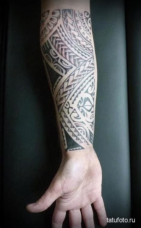 тату узоры на предплечье мужские 1 - tatufoto.com