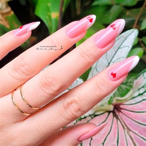 Unha Em Gel Natural Decorada - Esmaltação Em Gel Em Unha Natural Decorada - Unha Decorada Simples