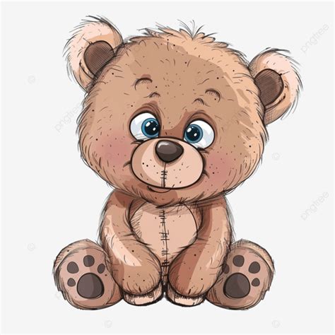 cute cartoon sad bear bear animals teddy png transparent image