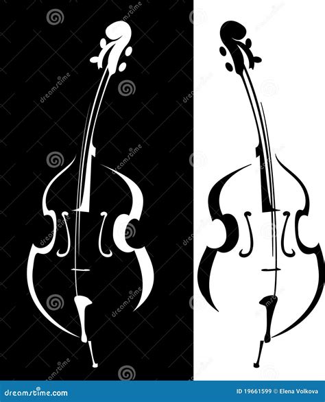 Instrumento Musical Dos Desenhos Animados Ilustração do Vetor