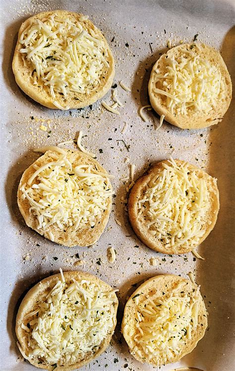 Easy English Muffin Garlic Cheese Bread