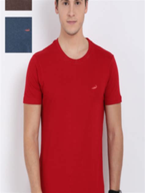 Buy Crocodile Men Pack Of 3 T Shirts - Tshirts for Men 5504797 | Myntra