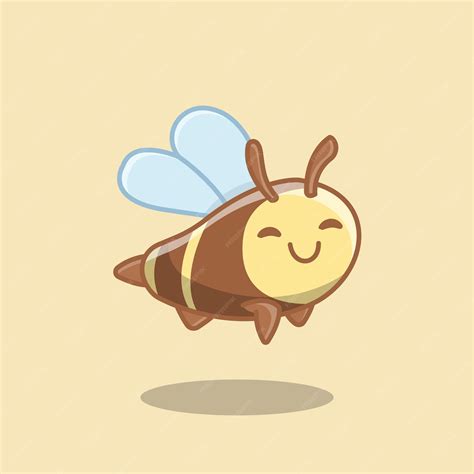 Premium Vector | Cute and kawaii bee illustration