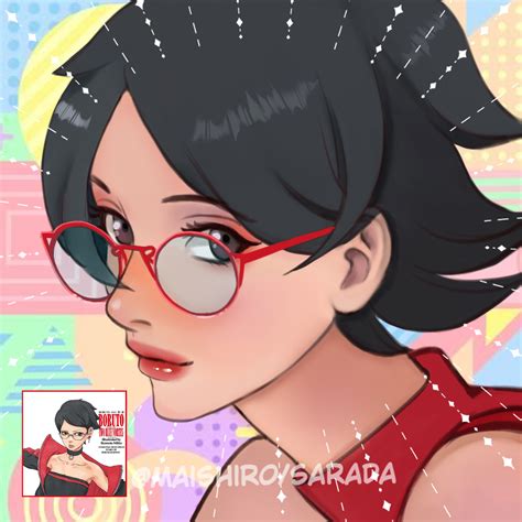 Sarada by MaiShiroLegacy on DeviantArt