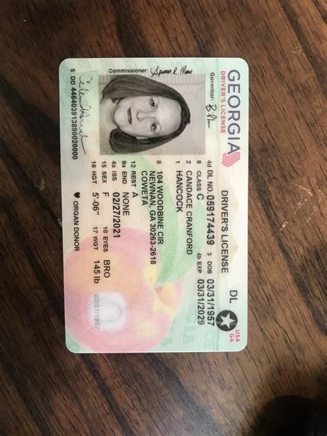 drivers license front sweet southern trading