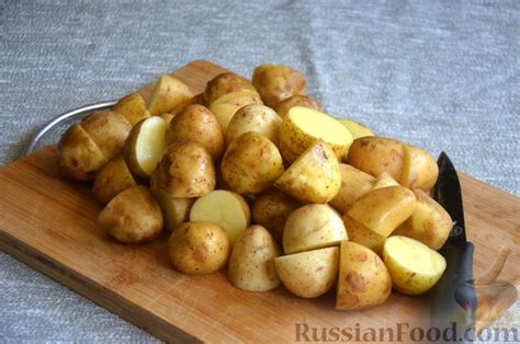 Рецепт: Хрустящая молодая картошка с чесноком, паприкой и орегано на ...