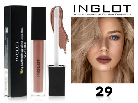 Матовая жидкая помада INGLOT (реплика ЛЮКС), ТОН 29. США, реплика