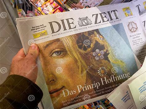 die zeit newspaper editorial stock image image  themes
