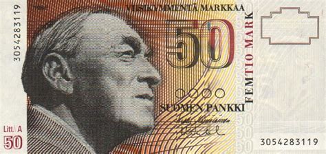 oud Fins geld inwisselen - Finse Markka biljetten FIM p1