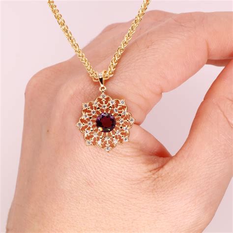 Gold Amethyst Ring with Diamonds | Amethyst Ring | G&D Unique Designs