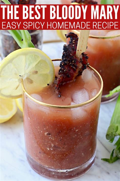 The Best Bloody Mary Recipe - WhitneyBond.cm