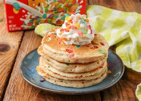 fruity pebbles pancakes chocolate  grace