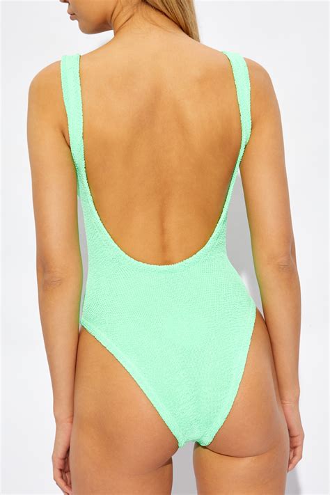 Green One-piece swimsuit Hunza G - Vitkac GB