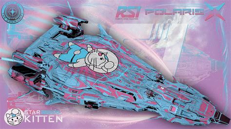 Star Kitten skin for RSI Polaris. : r/starcitizen