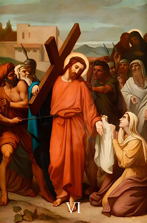 Imagens das estações da Via Sacra