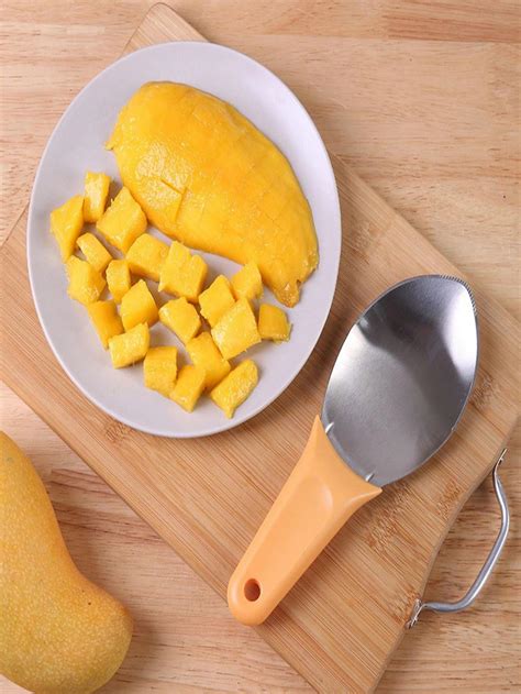 1PC Mango Spoon Fruit Cutter Kitchen Fruit Cutting Artifact ...