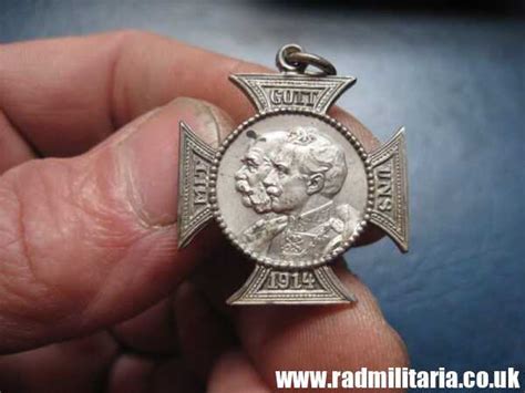 & original WW1 German patriotic CROSS – Gott Mit Uns 1914, very good ...