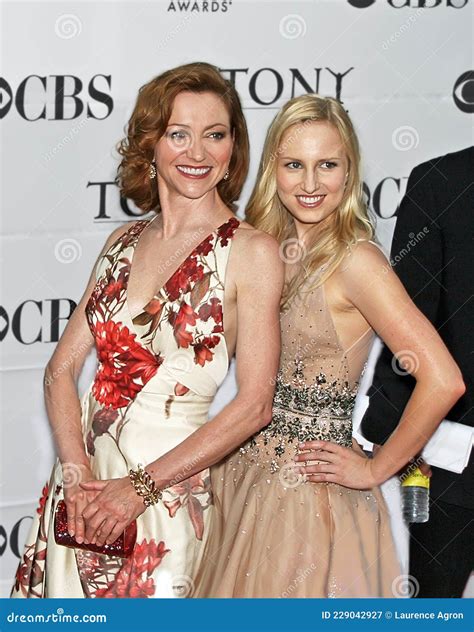 Julie White and Alexandra Pandel at 2007 Tony Awards in New York City
