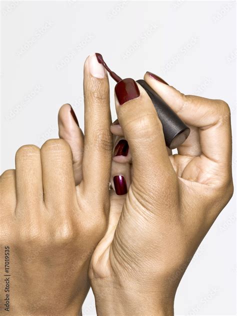painting fingernails, beauty Stock Photo | Adobe Stock