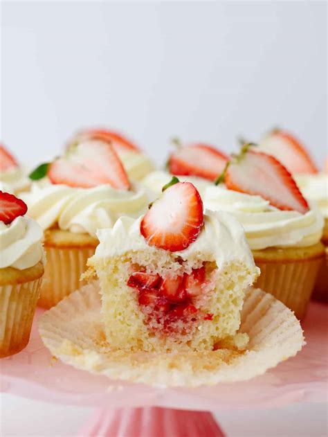 Homemade Strawberry Shortcake Cupcakes Recipe | The Recipe Critic