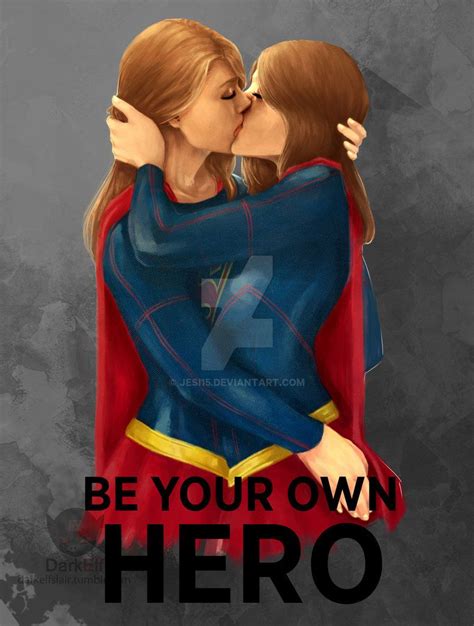 COMMISSION: Supergirl by jesi15 | Supergirl, Lesbians kissing, Kissing girl