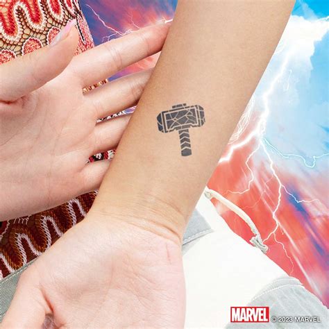 thors hammer tattoo marvel bartek kos      game thor