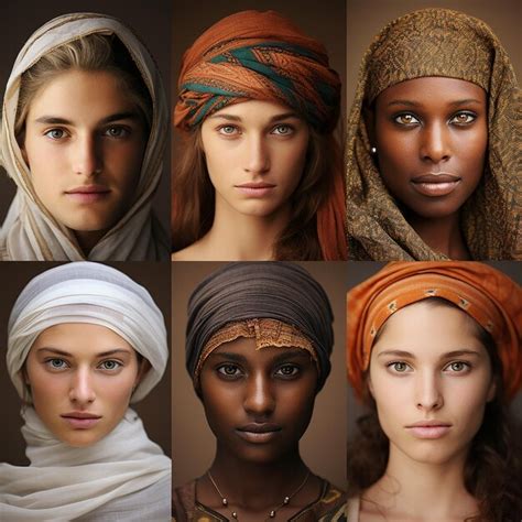 premium photo precise detail  features   ethnicities