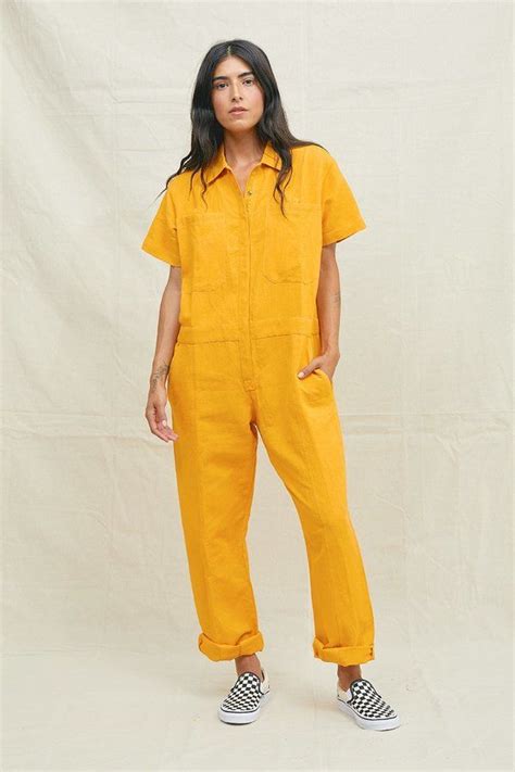 overstock linen boiler suit  garmentory boiler suit jumpsuit fashion