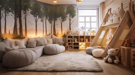 premium photo  photo   cozy nap area   childcare center
