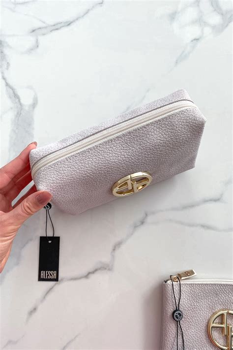 Moon shine несесер от ест. кожа - голям — Alessa