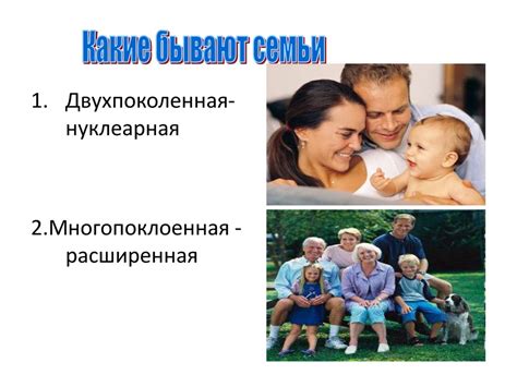 Семья. Жизненный цикл семьи. Виды семьи - презентация онлайн