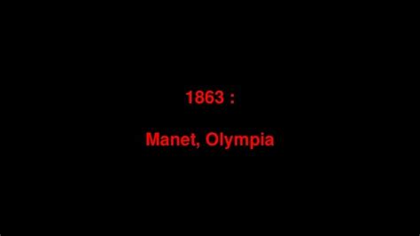 1863 : Manet, Olympia (en.)