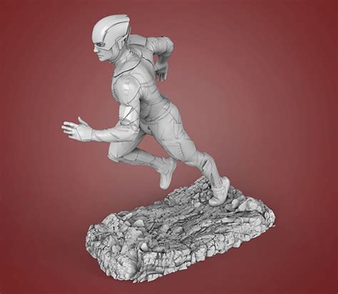 Flash Statue 3D Printing Model STL