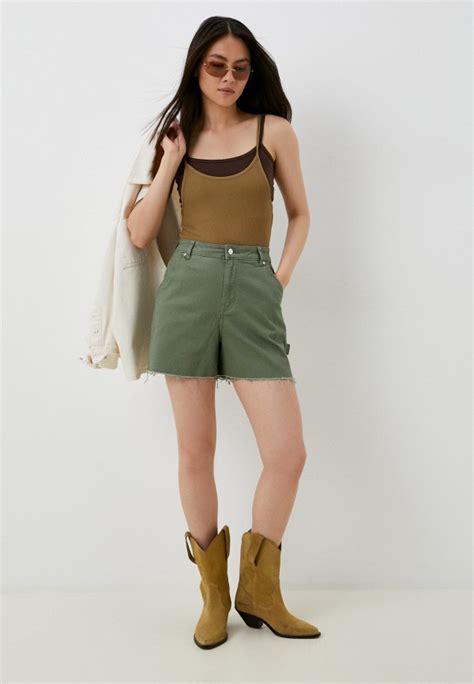 Шорты джинсовые Tezenis, цвет: зеленый, MP002XW1CEHF — купить в ...