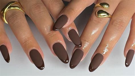 chocolate brown nail inspo    salon appointment