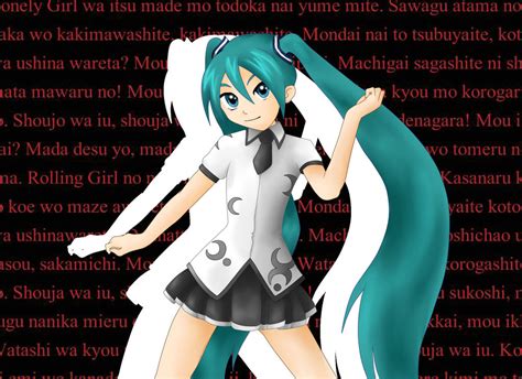 Miku Hatsune - Rolling Girl by Kiyouya on DeviantArt