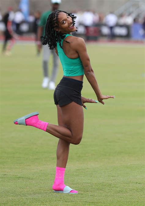 Tara Davis-Woodhall earns perfect birthday present at Bermuda Grand ...