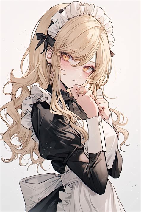 Premium AI Image | Anime Maid Girl