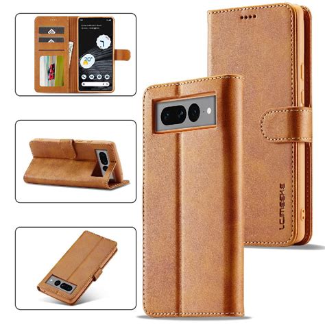 Case for Google Pixel 7 Card Slots Wallet Calf Texture Horizontal Flip ...