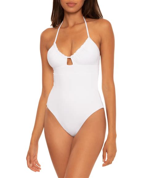 Becca Women’s White Color Code Convertible One-Piece Swimsuit