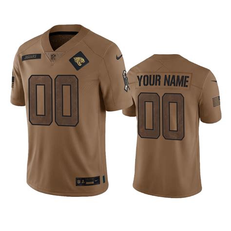 Jacksonville Jaguars Custom 2023 Salute To Service Jersey