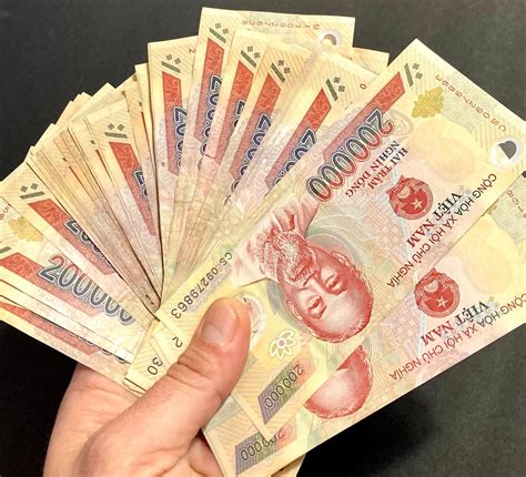 200000 Vietnamese Dong One 200K VND Polymer Banknote | Etsy